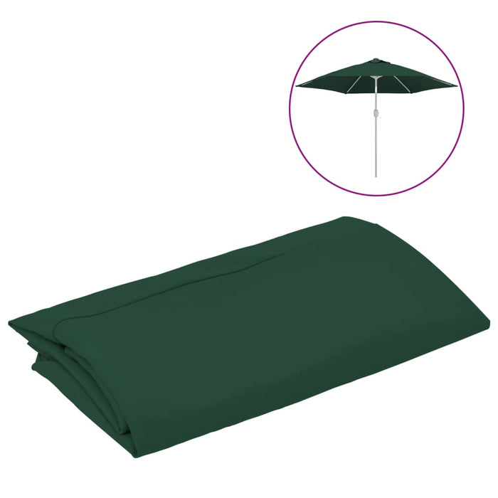 Pânză de schimb umbrelă de soare de grădină, verde, 300 cm - WALTI WALTI