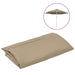 Pânză de schimb umbrelă de soare de exterior gri taupe 300 cm - WALTI WALTI