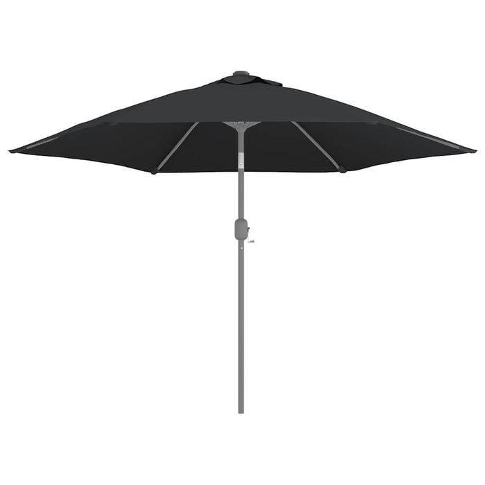 Pânză de schimb umbrelă de soare de exterior, negru, 300 cm - WALTI WALTI