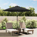 Pânză de schimb umbrelă de soare de exterior, negru, 300 cm - WALTI WALTI