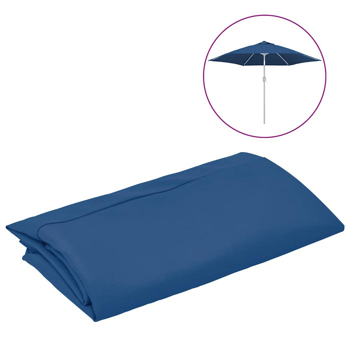 Pânză de schimb umbrelă de soare grădină albastru azuriu 300 cm - WALTI WALTI