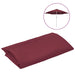 Pânză de schimb umbrelă de soare de exterior roșu bordo 300 cm - WALTI WALTI