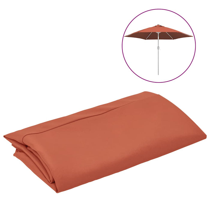 Pânză de schimb umbrelă de soare de exterior cărămiziu 300 cm - WALTI WALTI