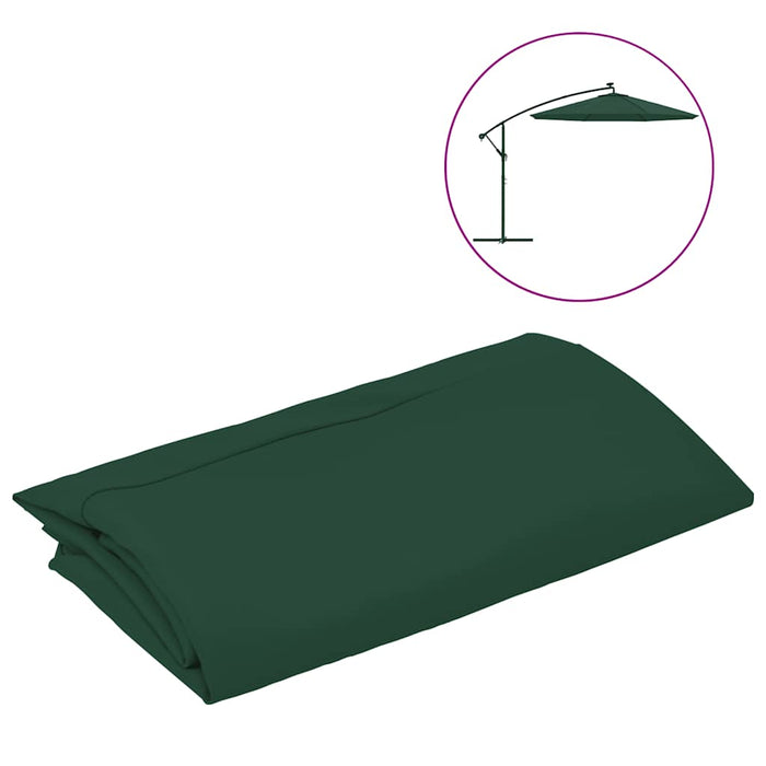 Pânză de schimb umbrelă de soare, verde, 300 cm - WALTI WALTI
