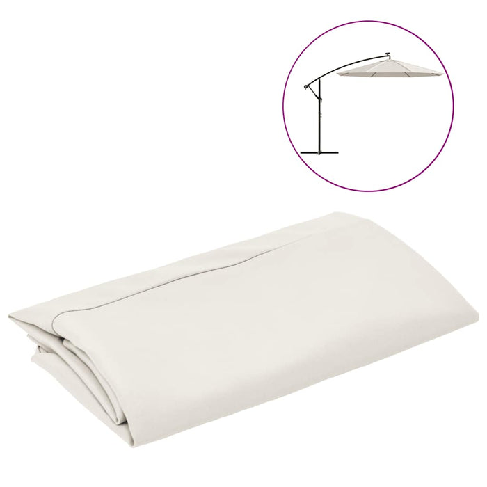 Pânză de schimb umbrelă de soare, alb nisipiu, 300 cm - WALTI WALTI