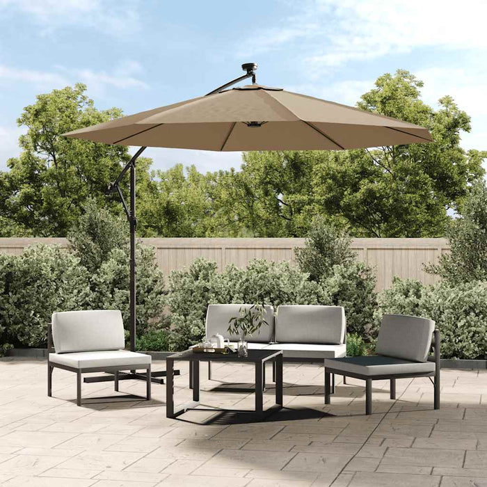 Pânză de schimb umbrelă de soare, gri taupe, 300 cm - WALTI WALTI