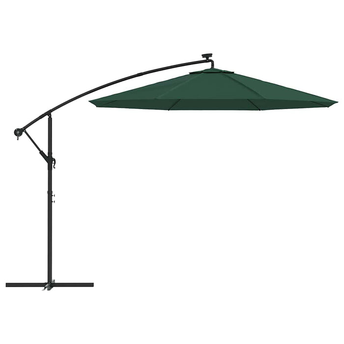 vida XL Pânză de schimb umbrelă de soare consolă, verde, 350 cm - WALTI WALTI