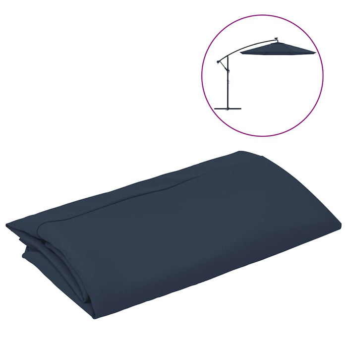 Pânză de schimb umbrelă de soare tip consolă, albastru, 350 cm - WALTI WALTI