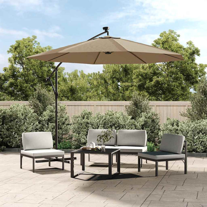 Material textil de schimb pentru umbrelă cantilever, gri taupe, 350 cm WALTI