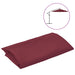 vida XL Pânză de schimb umbrelă de soare consolă, roșu bordo, 350 cm - WALTI WALTI