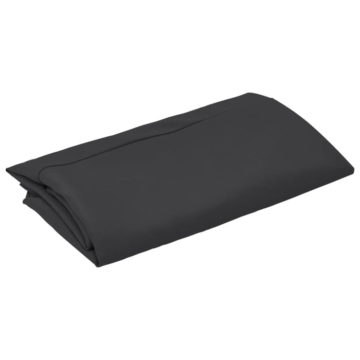 vida XL Pânză de schimb umbrelă de soare consolă, negru, 350 cm - WALTI WALTI