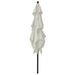 Umbrelă de soare 3 niveluri, stâlp aluminiu, nisipiu, 2,5x2,5 m - WALTI WALTI
