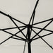 Umbrelă de soare 3 niveluri, stâlp aluminiu, nisipiu, 2,5x2,5 m - WALTI WALTI