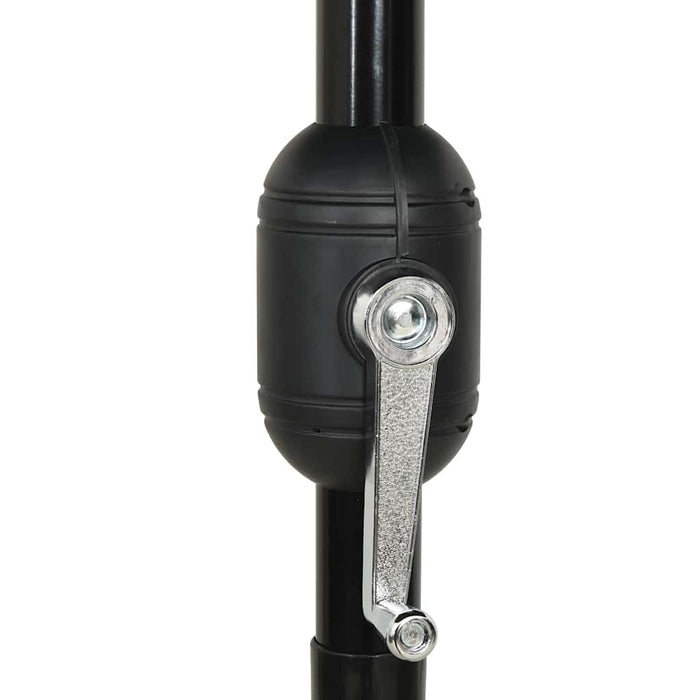 Umbrelă de grădină cu 3 niveluri, stâlp aluminiu, verde, 2,5 m WALTI