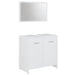 Set mobilier de baie, 3 piese, alb, lemn prelucrat - WALTI WALTI