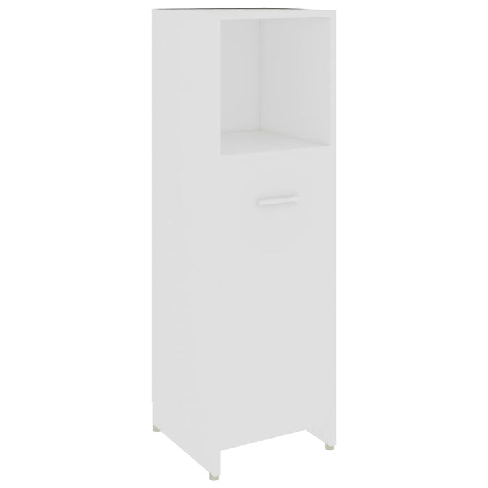 Set mobilier de baie, 3 piese, alb, lemn prelucrat - WALTI WALTI