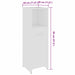 Set mobilier de baie, 3 piese, alb, lemn prelucrat - WALTI WALTI