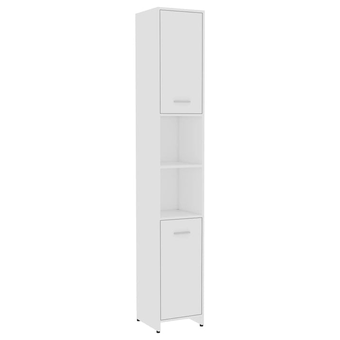 Set mobilier de baie, 3 piese, alb, lemn prelucrat - WALTI WALTI