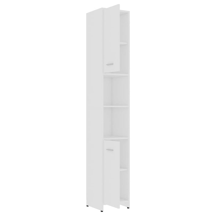 Set mobilier de baie, 3 piese, alb, lemn prelucrat - WALTI WALTI
