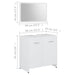 Set mobilier de baie, 3 piese, alb, lemn prelucrat - WALTI WALTI