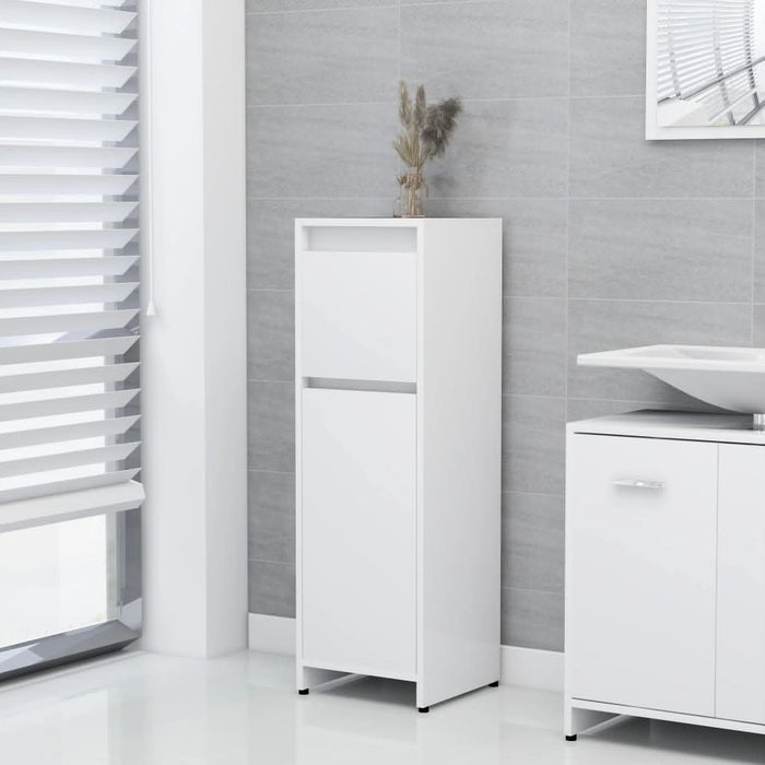 Set mobilier de baie, 3 piese, alb, lemn prelucrat - WALTI WALTI