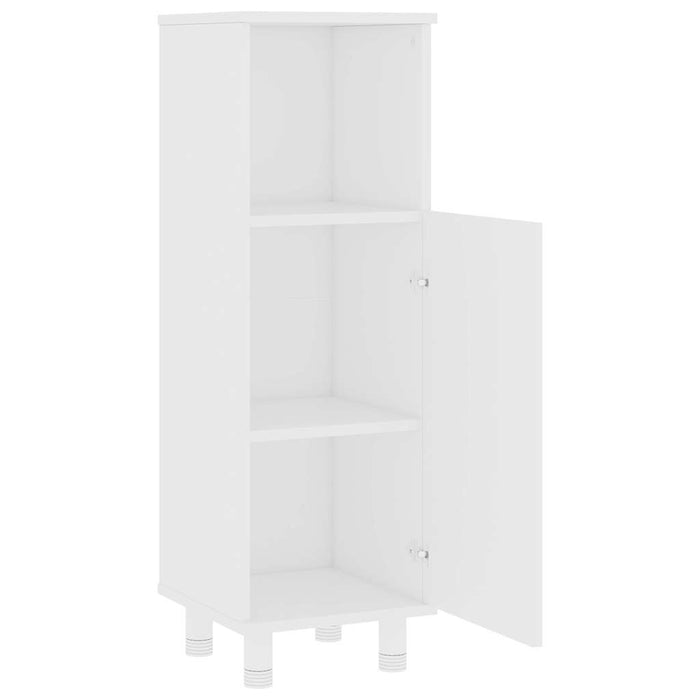 Set mobilier de baie, 3 piese, alb, lemn prelucrat - WALTI WALTI