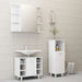 Set mobilier de baie, 3 piese, alb, lemn prelucrat - WALTI WALTI