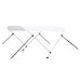 Parasolar barcă Bimini cu 2 arcuri, alb, 150 x 120 x 110 cm - WALTI WALTI