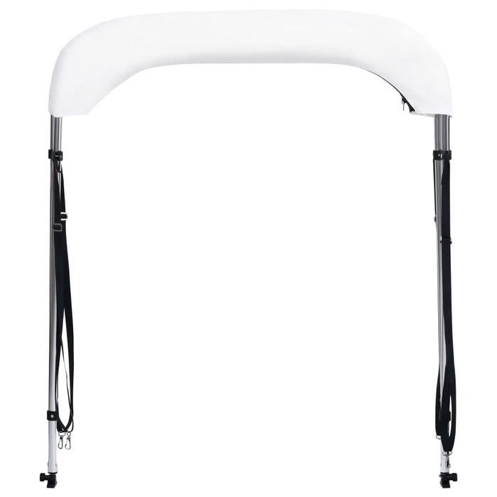Parasolar barcă Bimini cu 2 arcuri, alb, 150 x 120 x 110 cm - WALTI WALTI