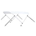 Parasolar barcă Bimini cu 2 arcuri, alb, 180 x 130 x 110 cm - WALTI WALTI