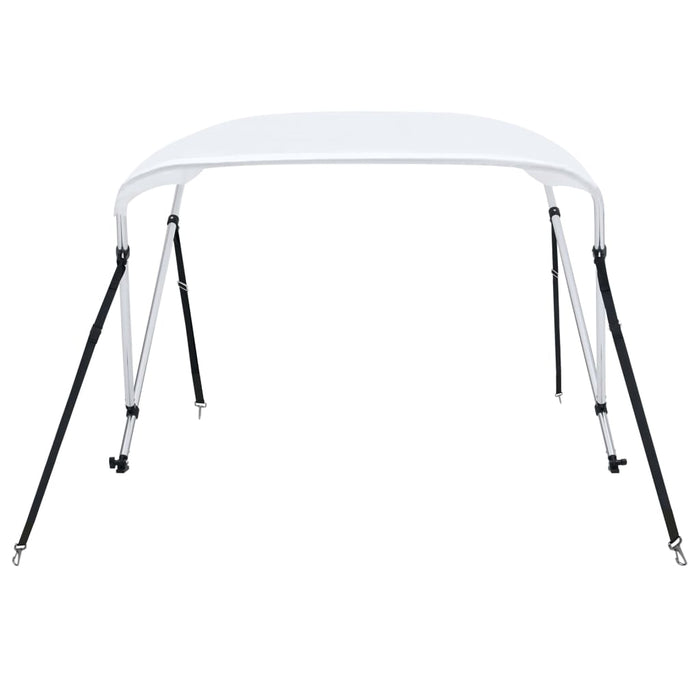 Parasolar barcă Bimini cu 2 arcuri, alb, 180 x 150 x 110 cm - WALTI WALTI