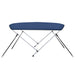 Parasolar barcă Bimini cu 2 arcuri, bleumarin, 150x120x110 cm - WALTI WALTI