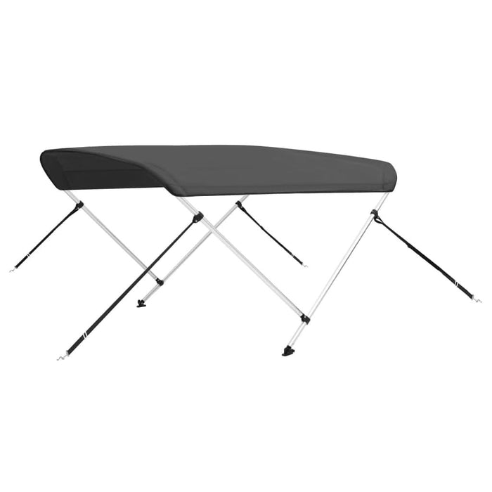 Parasolar barcă Bimini cu 2 arcuri, antracit, 150x120x110 cm - WALTI WALTI