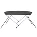 Parasolar barcă Bimini cu 2 arcuri, antracit, 150x120x110 cm - WALTI WALTI