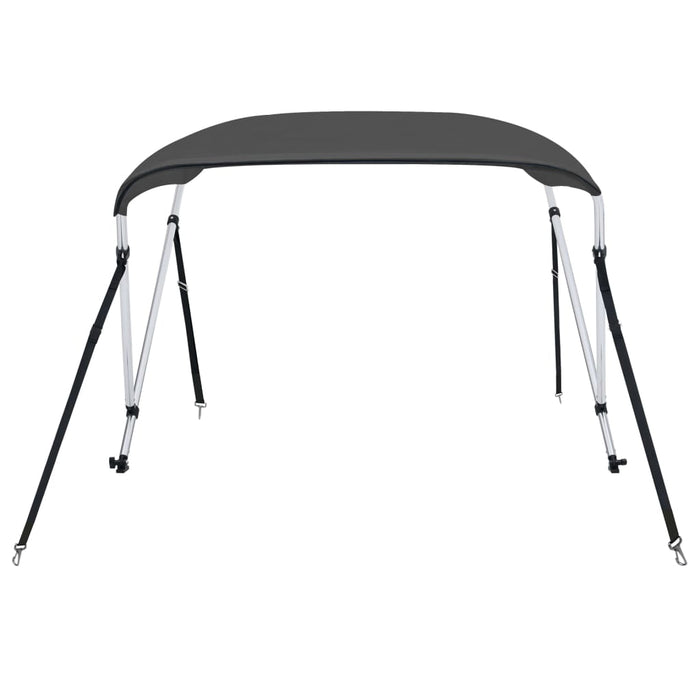 Parasolar barcă Bimini cu 2 arcuri, antracit, 180x130x110 cm - WALTI WALTI