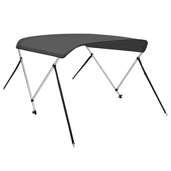 Parasolar barcă Bimini cu 2 arcuri, antracit, 180x150x110 cm - WALTI WALTI