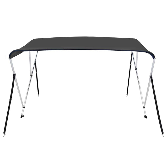 Parasolar barcă Bimini cu 3 arcuri, antracit, 183x140x137 cm - WALTI WALTI