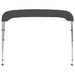 Parasolar barcă Bimini cu 3 arcuri, antracit, 183x140x137 cm - WALTI WALTI