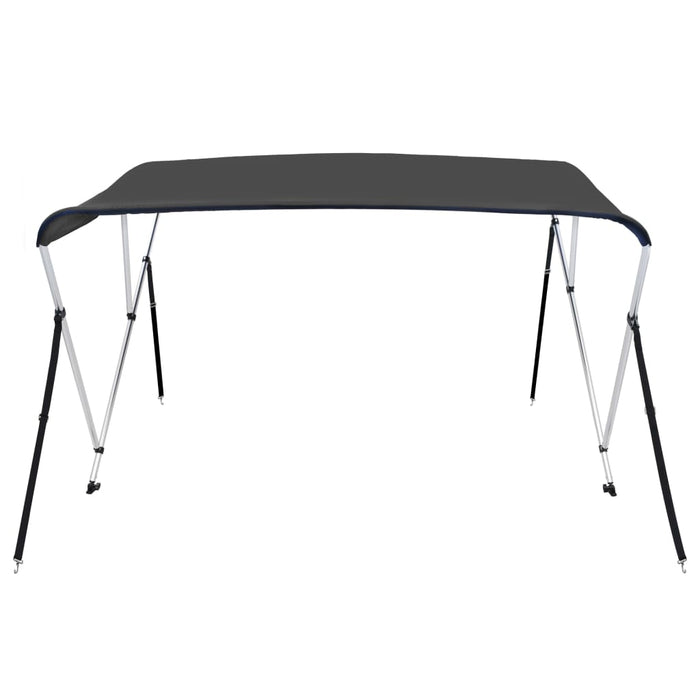 Parasolar barcă Bimini cu 3 arcuri, antracit, 183x160x137 cm - WALTI WALTI
