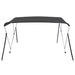 Parasolar barcă Bimini cu 3 arcuri, antracit, 183x160x137 cm - WALTI WALTI