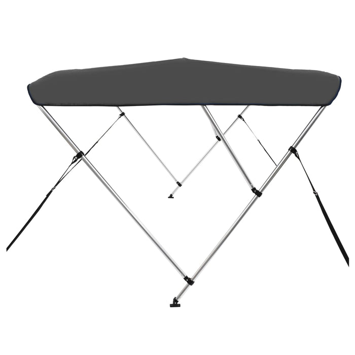 Parasolar barcă Bimini cu 3 arcuri, antracit, 183x160x137 cm - WALTI WALTI