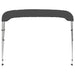 Parasolar barcă Bimini cu 3 arcuri, antracit, 183x160x137 cm - WALTI WALTI