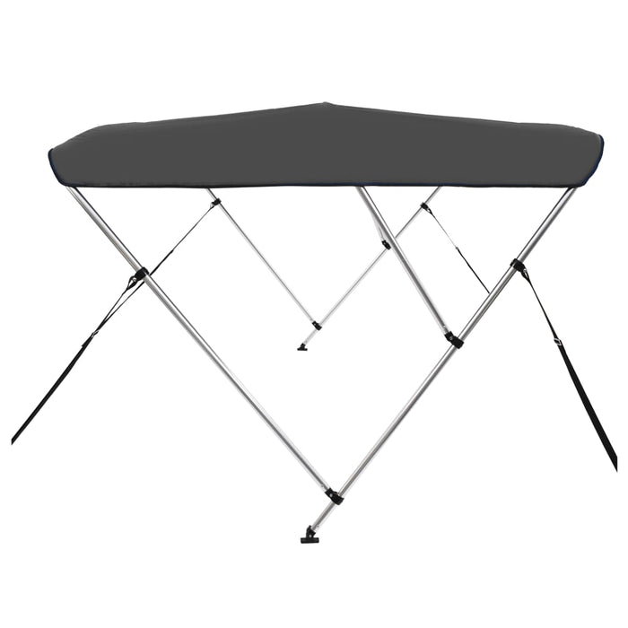 Parasolar barcă Bimini cu 3 arcuri, antracit, 183x180x137 cm - WALTI WALTI