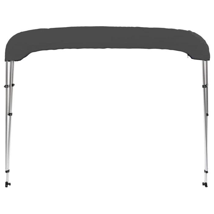 Parasolar barcă Bimini cu 3 arcuri, antracit, 183x196x137 cm - WALTI WALTI