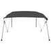 Parasolar barcă Bimini cu 4 arcuri, antracit, 243x210x137 cm - WALTI WALTI