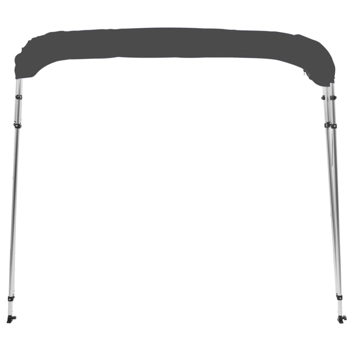 Parasolar barcă Bimini cu 4 arcuri, antracit, 243x210x137 cm - WALTI WALTI