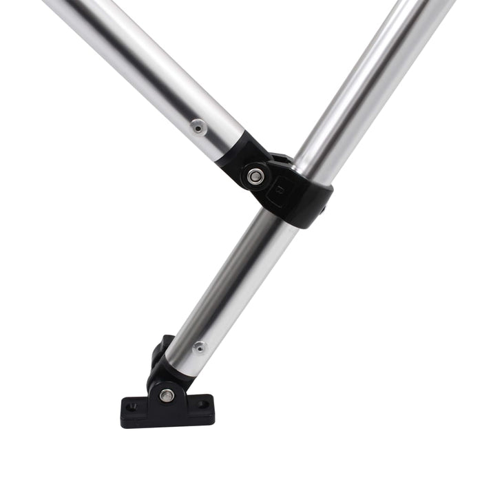 Parasolar barcă Bimini cu 4 arcuri, antracit, 243x210x137 cm - WALTI WALTI