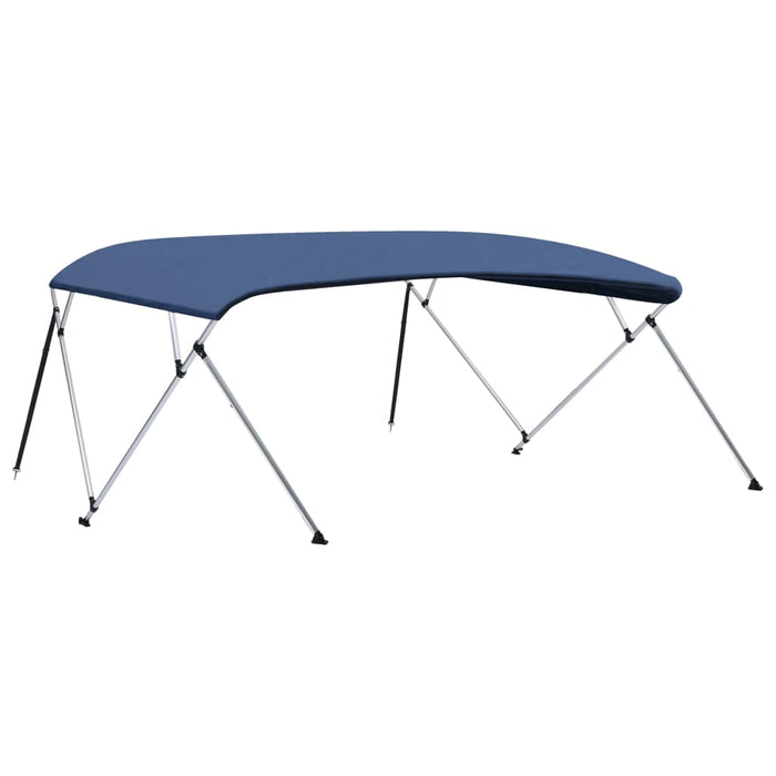 Parasolar barcă Bimini 4 arcuri bleumarin, 243x(230-244)x137 cm - WALTI WALTI