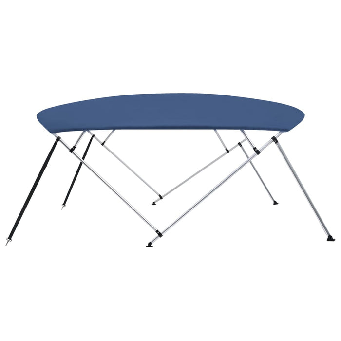 Parasolar barcă Bimini 4 arcuri bleumarin, 243x(230-244)x137 cm - WALTI WALTI