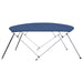 Parasolar barcă Bimini 4 arcuri bleumarin, 243x(230-244)x137 cm - WALTI WALTI